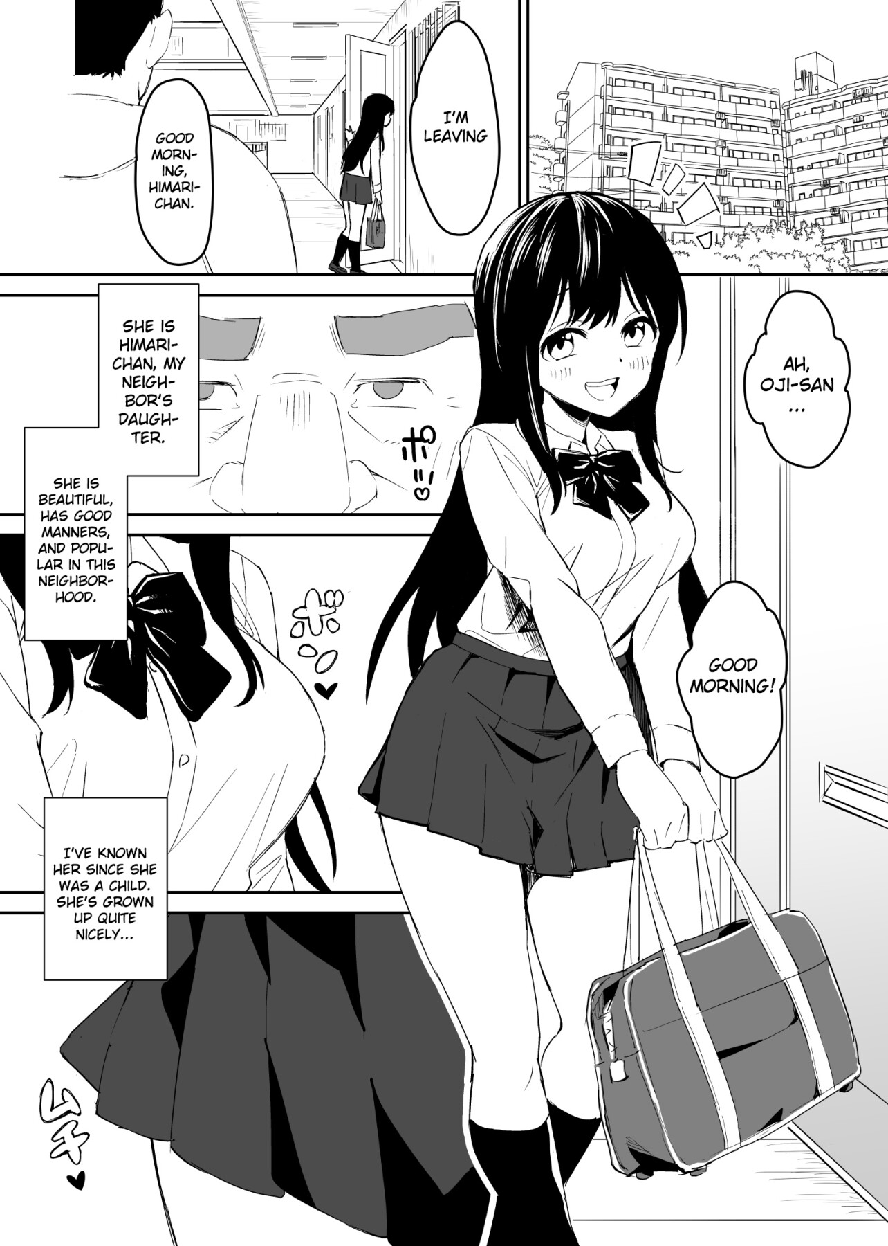 Hentai Manga Comic-A Disgusting Unemployed Old Man (Me) Was Pleased When He Irresponsibly Creampied a Beautiful JK Girl's Virgin Pussy-Read-7